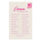 Orgasm Bucket List | Mix & Match Soft Fun-Flirty Lovers’ Towels