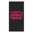 Orgasm Volunteers Needed | Mix & Match Naughty XL Fun-Flirty Lovers’ Towels