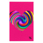 Orgasmic Pink Heart Mix & Match Soft Sex Towels | Flirty Lovers’ Gifts