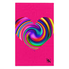 Orgasmic Pink Heart Mix & Match Soft Sex Towels | Flirty Lovers’ Gifts
