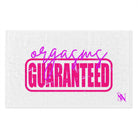 Orgasms Guaranteed White | Mix & Match Soft Fun-Flirty Lovers’ Towels