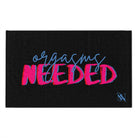Orgasms Needed Black | Mix & Match Soft Sex Towels | Flirty Lovers’ Gifts