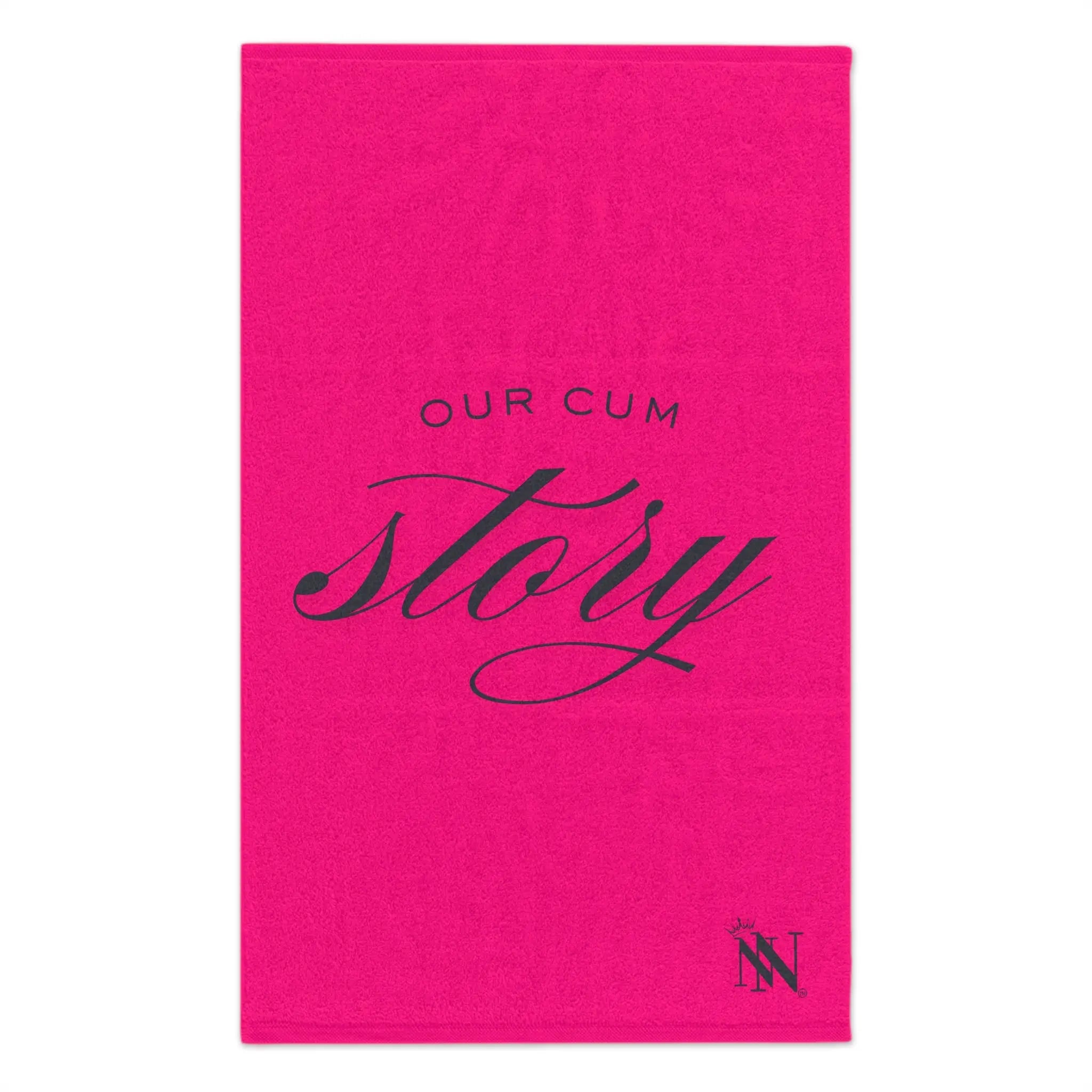 Our Cum Story Pink | Mix & Match Soft Fun-Flirty Lovers’ Towels