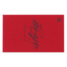 Our Cum Story Red | Mix & Match Soft Fun-Flirty Lovers’ Towels