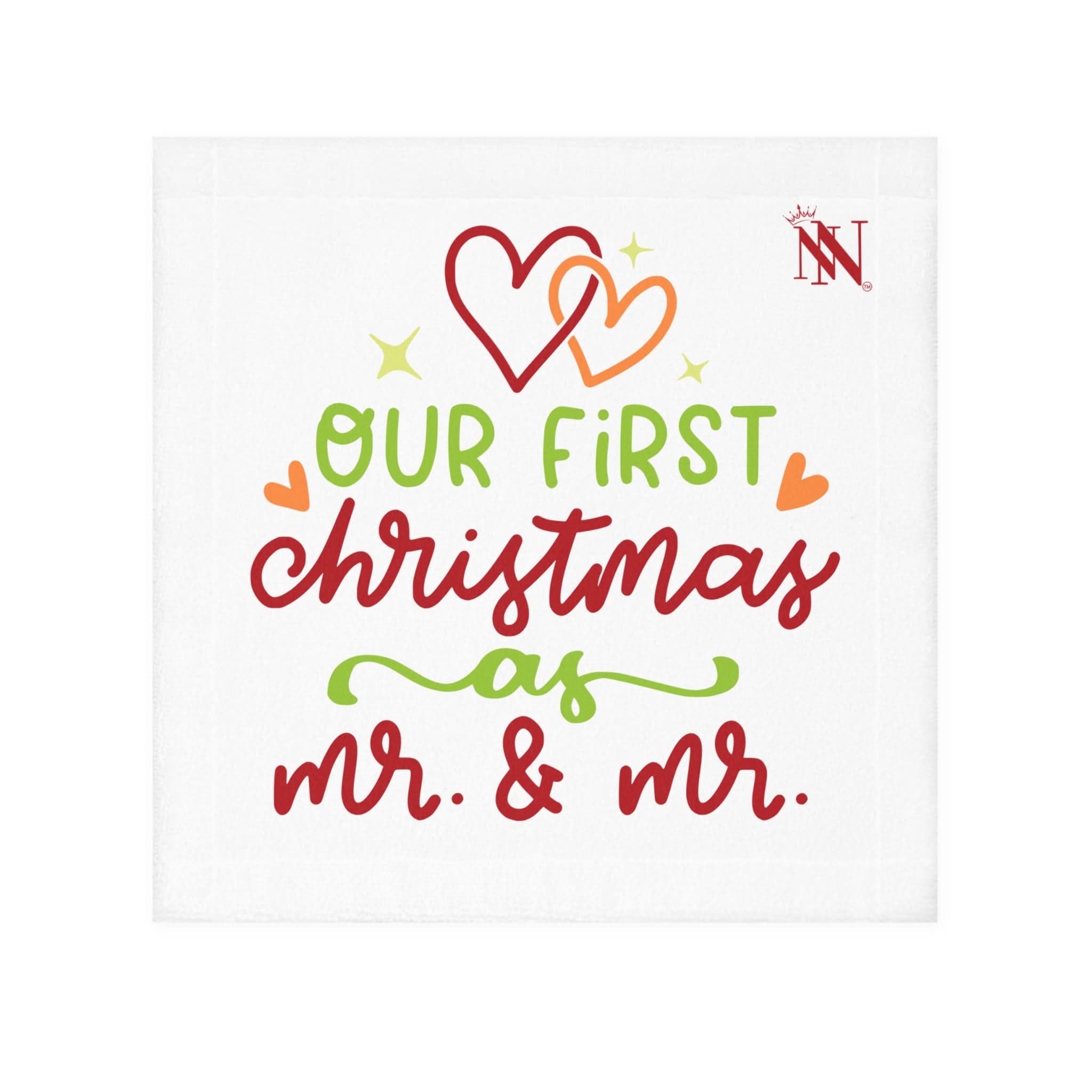Our First Christmas as Mr. & Mr. | Mix & Match Lils’ Fun-Flirty Lovers’ Towels