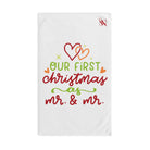 Our First Christmas as Mr. & Mr. | Mix & Match Original Fun-Flirty Lovers’ Towels
