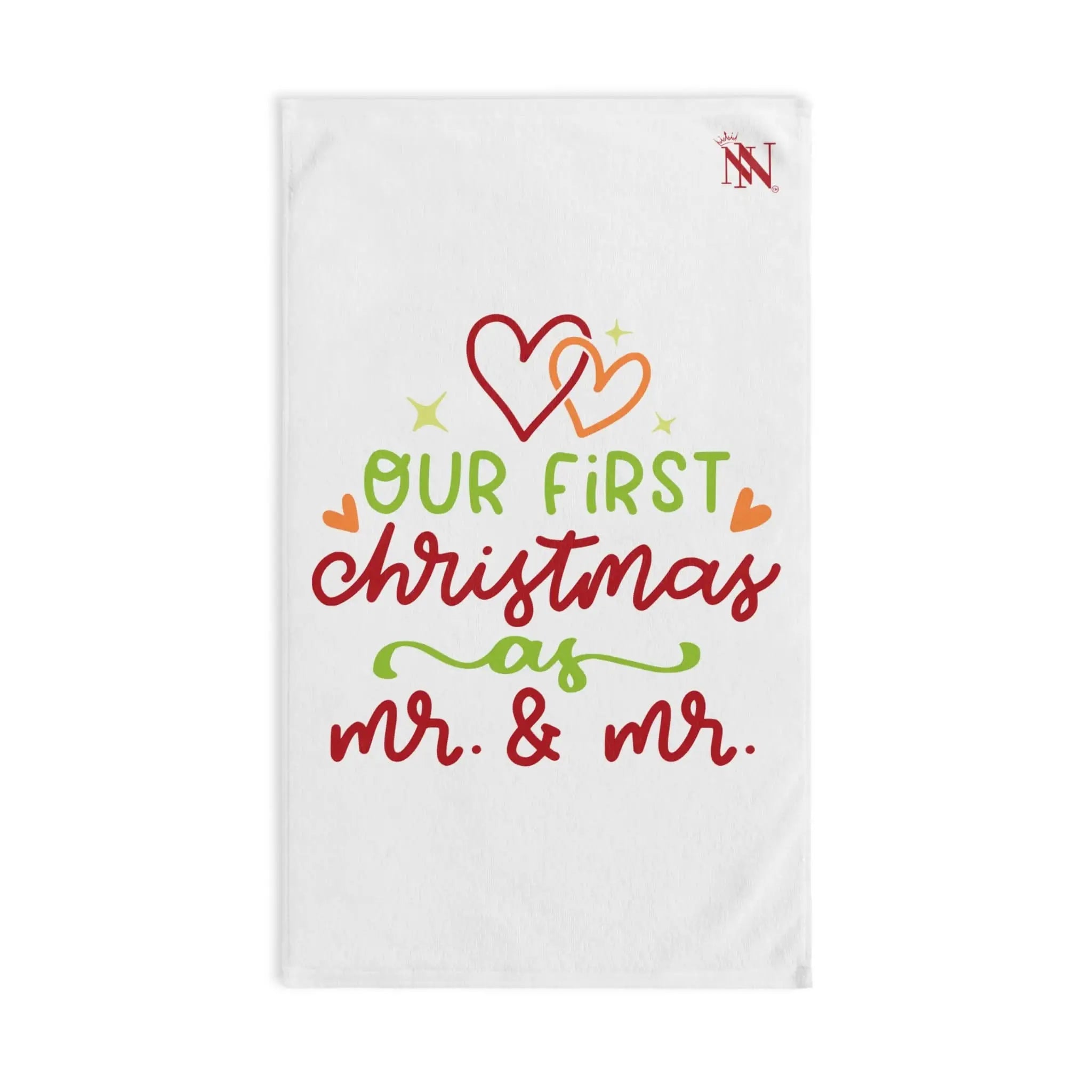 Our First Christmas as Mr. & Mr. | Mix & Match Original Fun-Flirty Lovers’ Towels