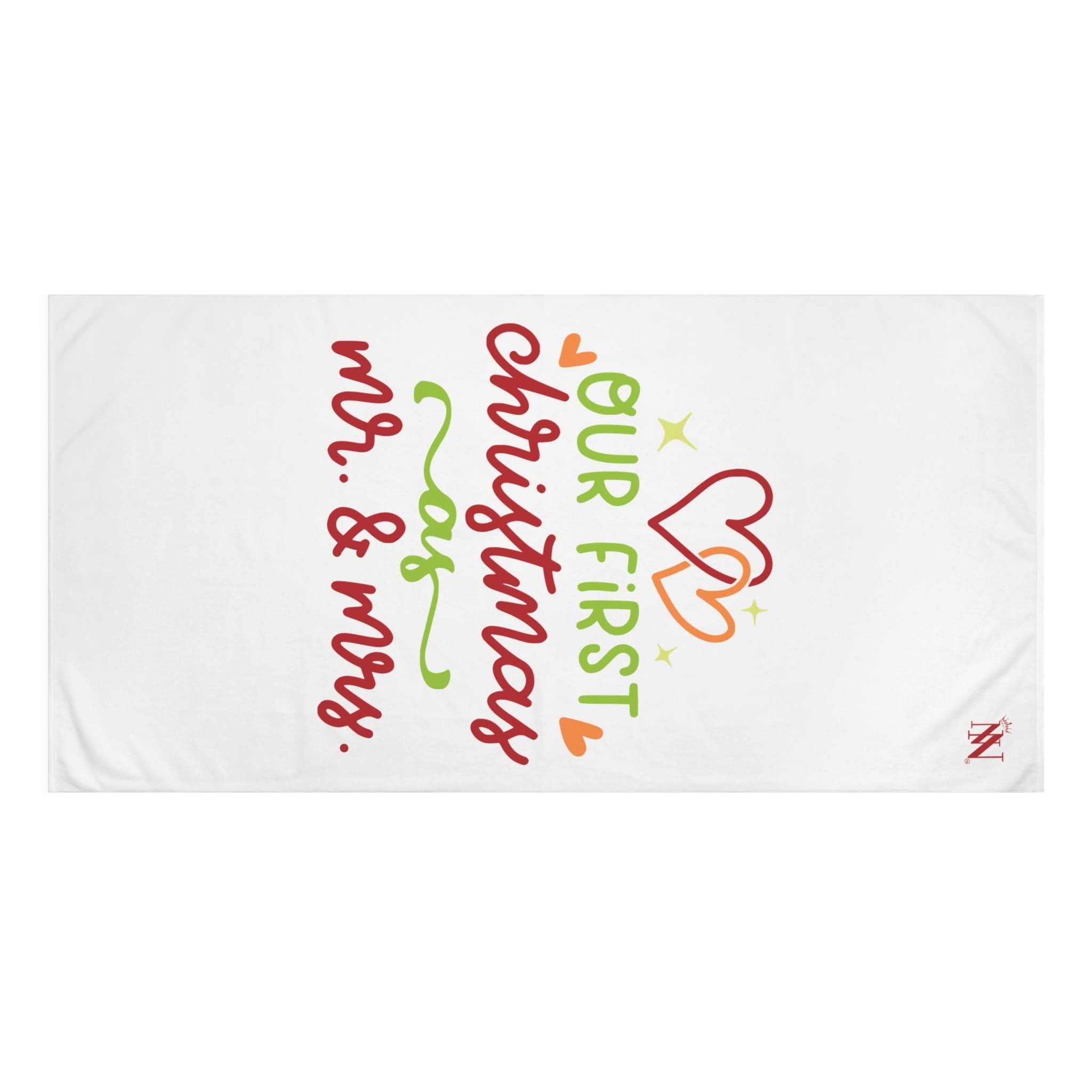 Our First Christmas as Mr. & Mrs. | Mix & Match Naughty XL Fun-Flirty Lovers’ Towels