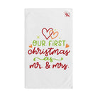 Our First Christmas as Mr. & Mrs. | Mix & Match Original Fun-Flirty Lovers’ Towels