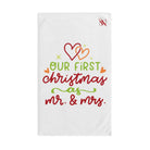 Our First Christmas as Mr. & Mrs. | Mix & Match Original Fun-Flirty Lovers’ Towels