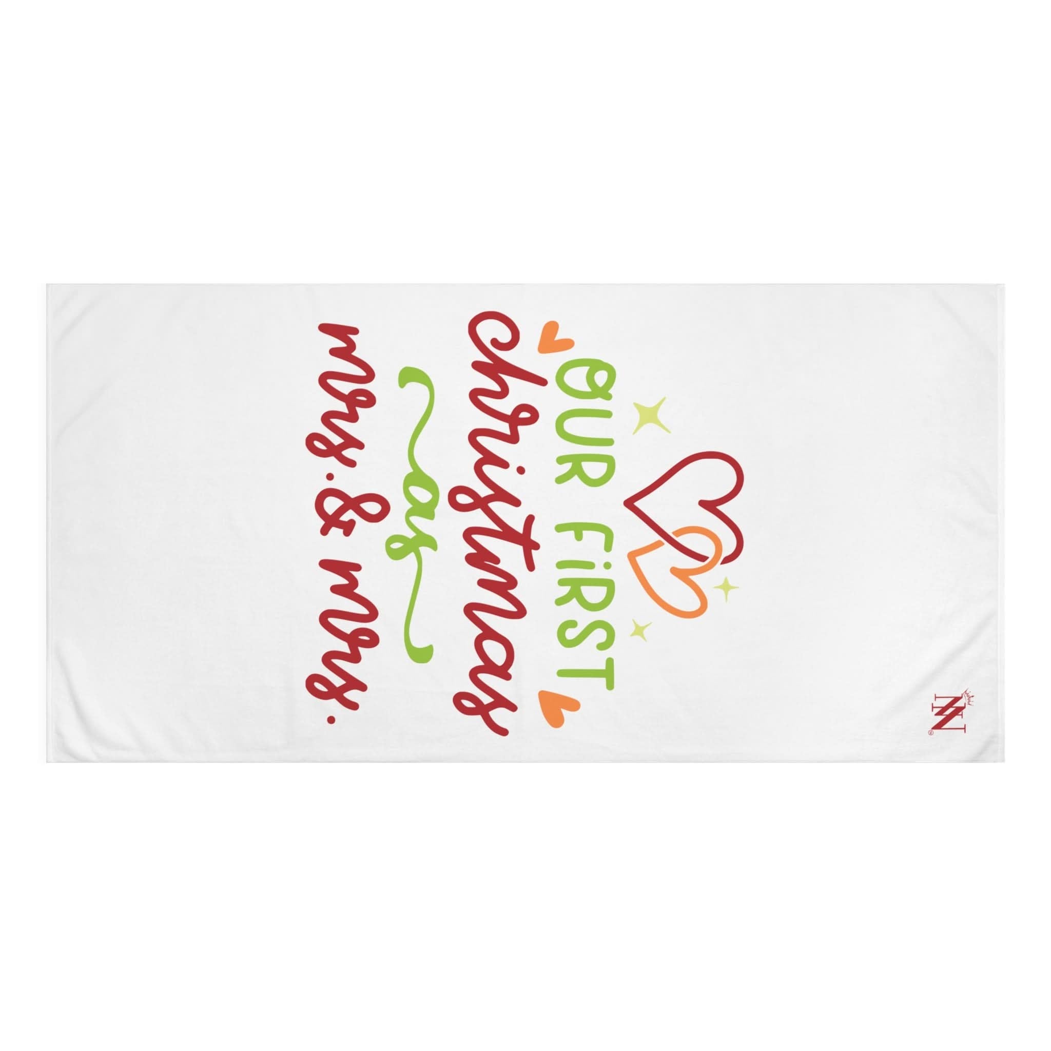 Our First Christmas as Mrs. & Mrs. | Mix & Match Naughty XL Fun-Flirty Lovers’ Towels