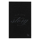Our Love Story Black | Mix & Match Soft Fun-Flirty Lovers’ Towels