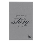 Our Love Story Grey | Mix & Match Soft Fun-Flirty Lovers’ Towels