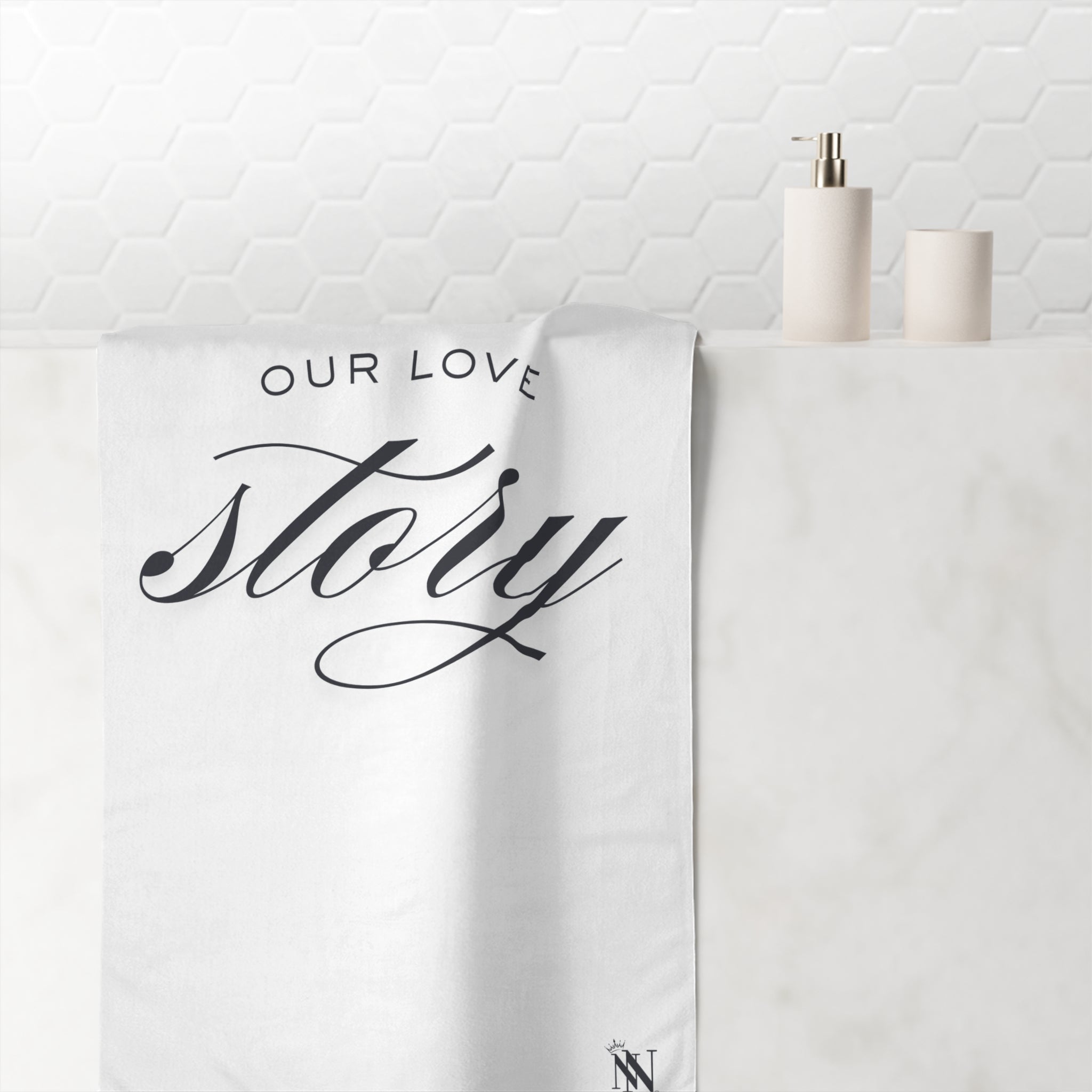 Our Love Story | Mix & Match XL Fun-Flirty Lovers’ Towels