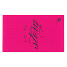 Our Love Story Pink | Mix & Match Soft Fun-Flirty Lovers’ Towels