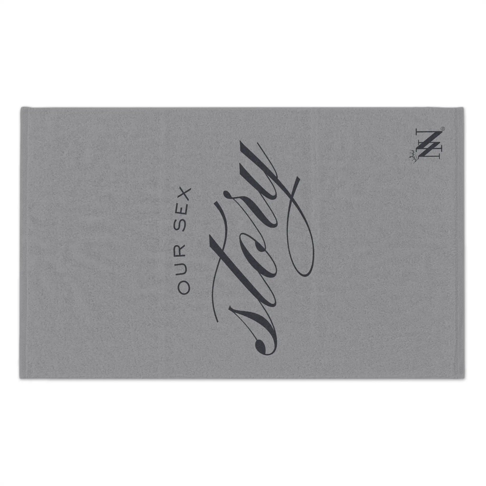 Our Sex Story Grey | Mix & Match Soft Fun-Flirty Lovers’ Towels