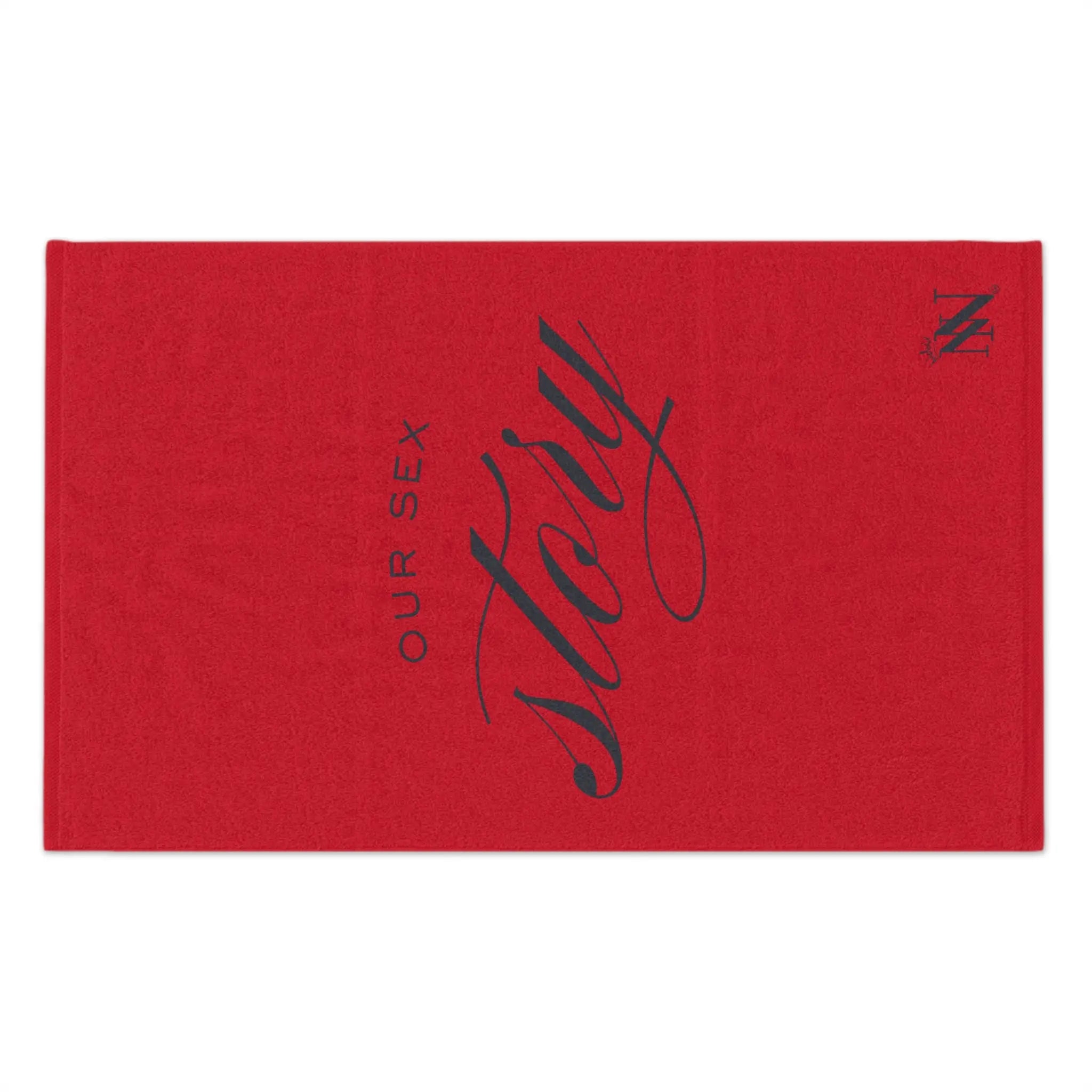 Our Sex Story Red | Mix & Match Soft Fun-Flirty Lovers’ Towels