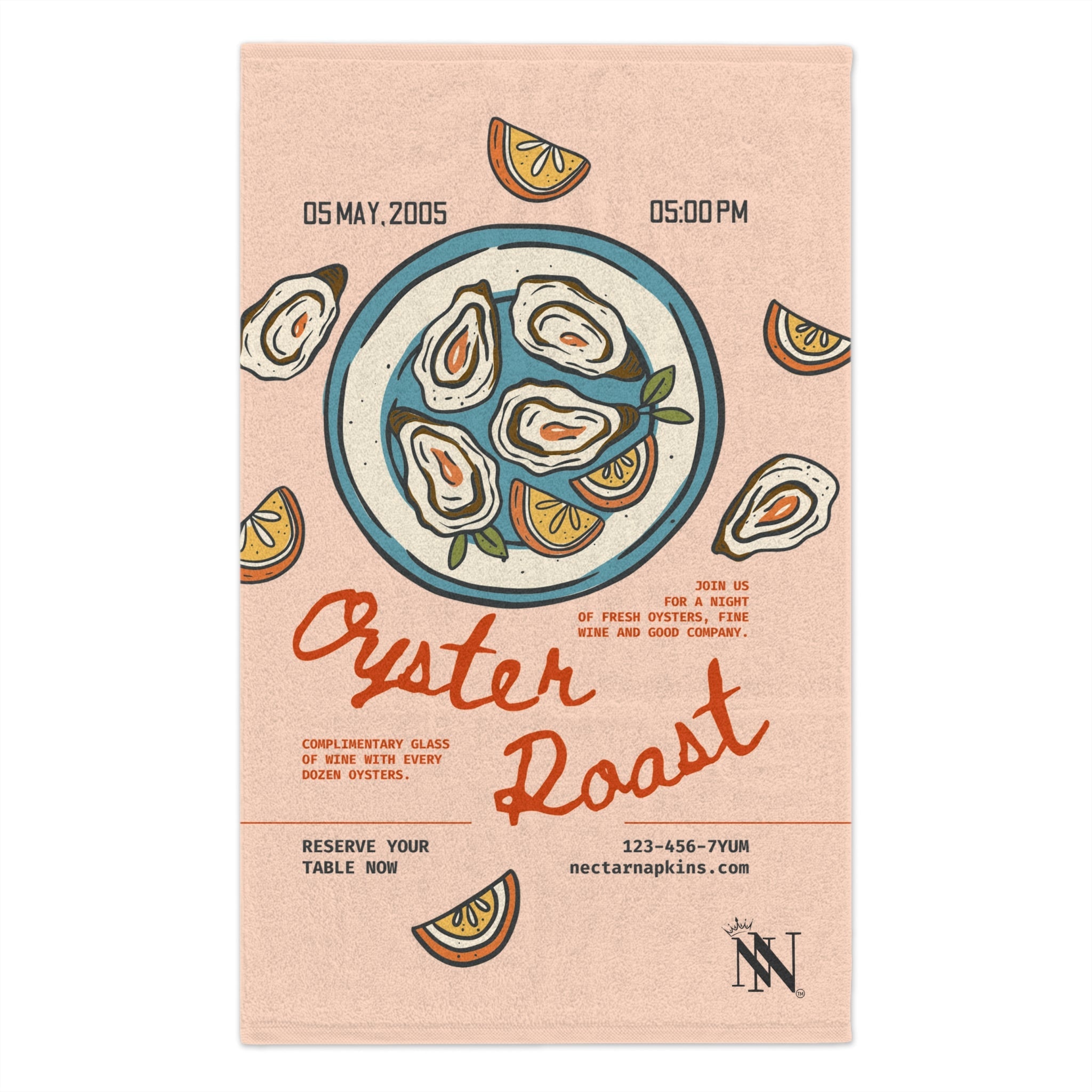 Oyster Roast | Mix & Match Soft Fun-Flirty Lovers’ Towels