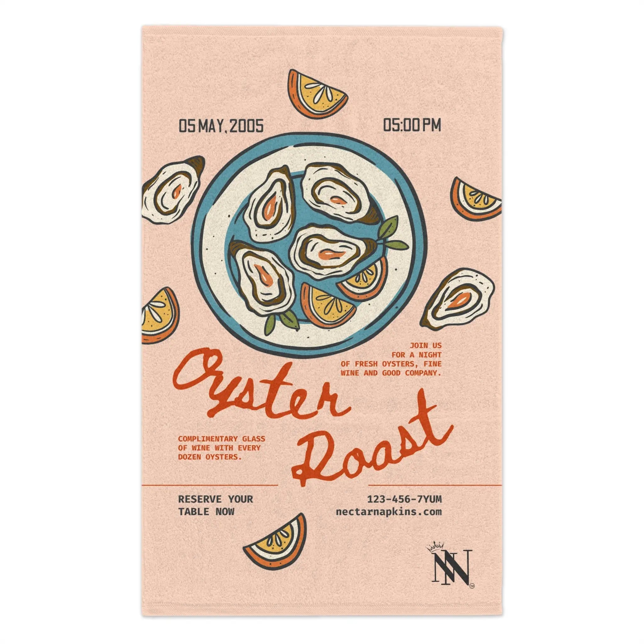 Oyster Roast | Mix & Match Soft Fun-Flirty Lovers’ Towels