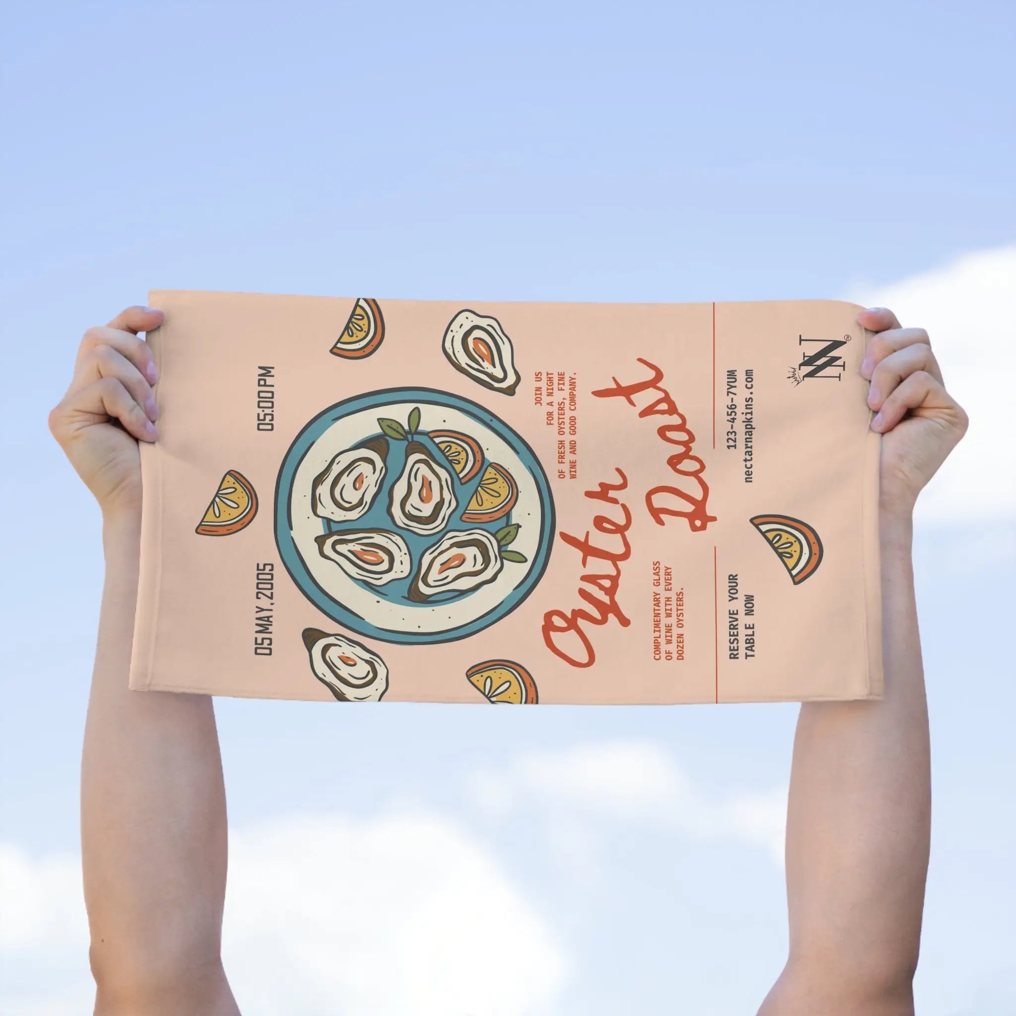 Oyster Roast | Mix & Match Soft Fun-Flirty Lovers’ Towels