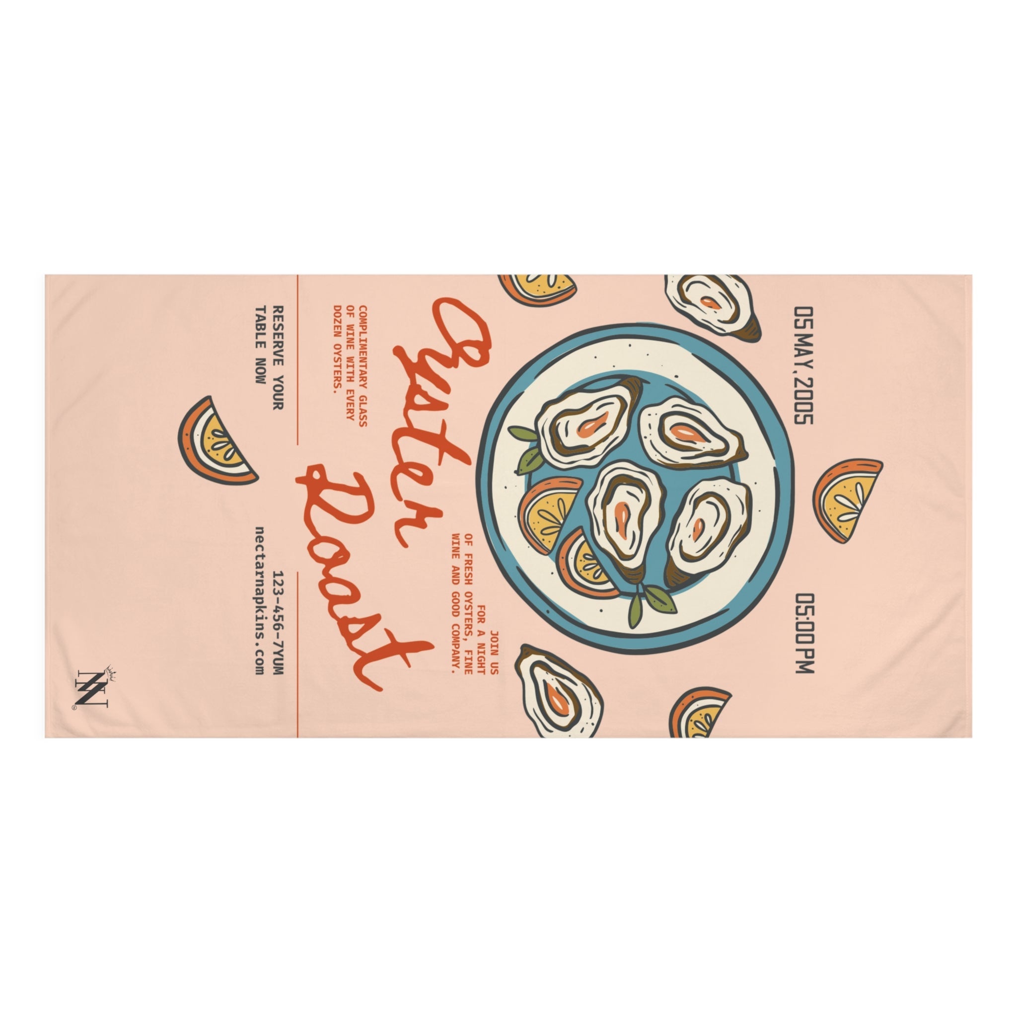 Oyster Roast | Mix & Match XL Fun-Flirty Lovers’ Towels