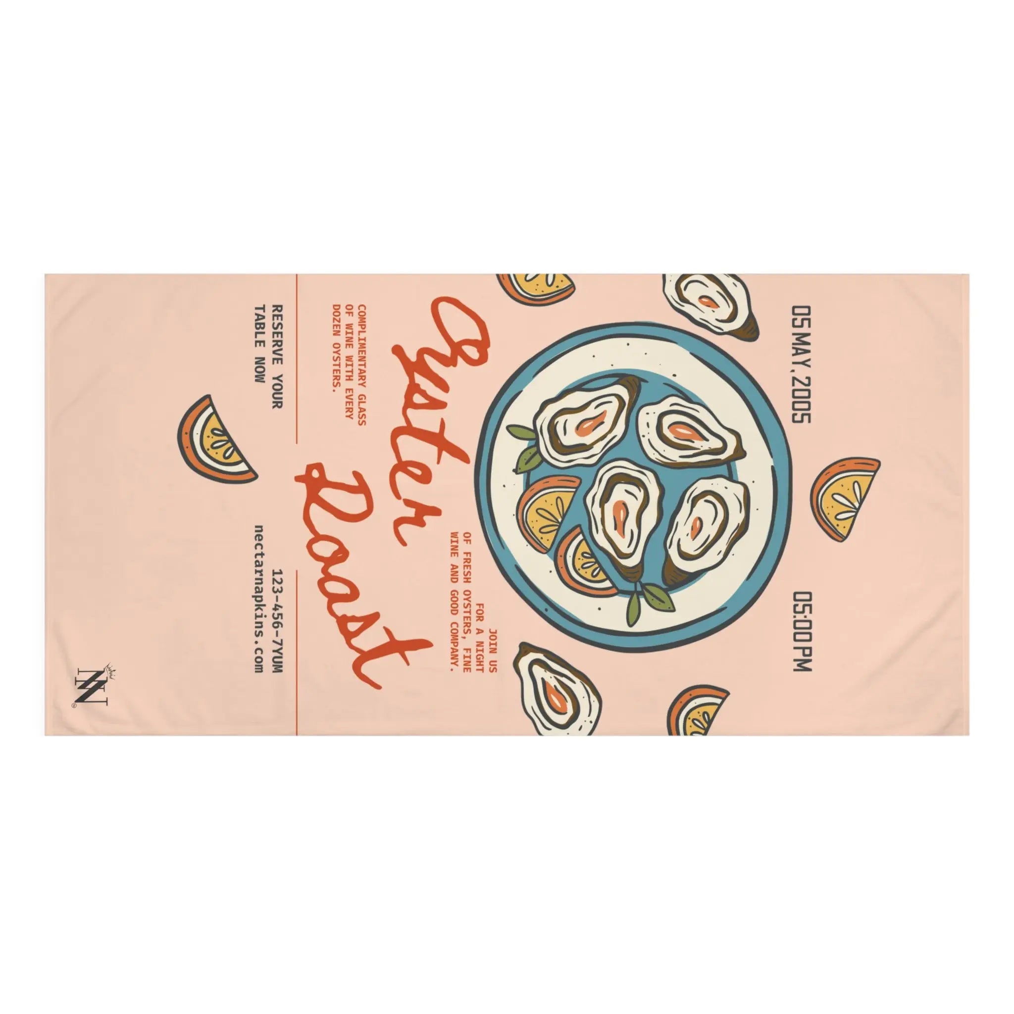 Oyster Roast | Mix & Match XL Fun-Flirty Lovers’ Towels