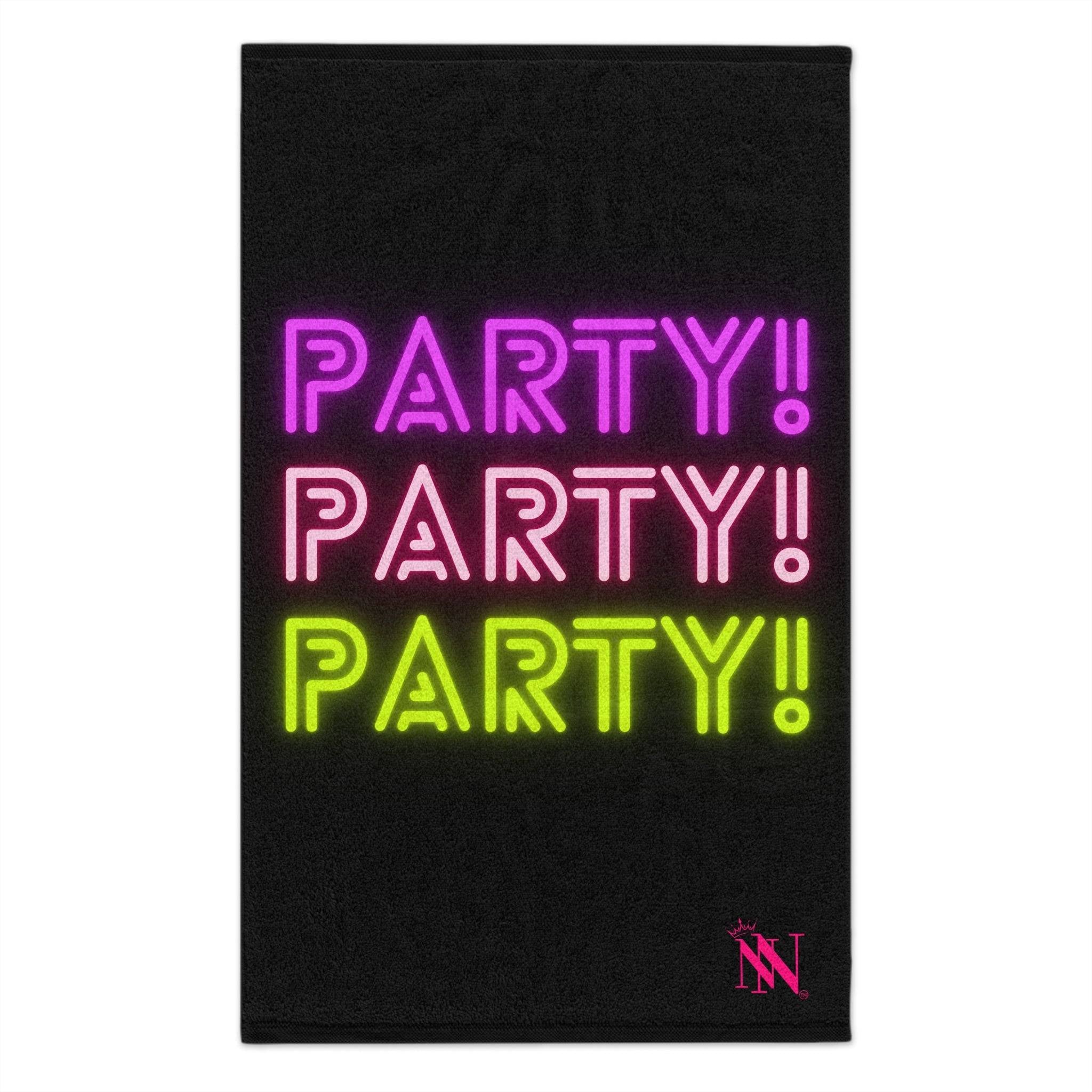 Party Black Mix & Match Soft Sex Towels | Flirty Lovers’ Gifts