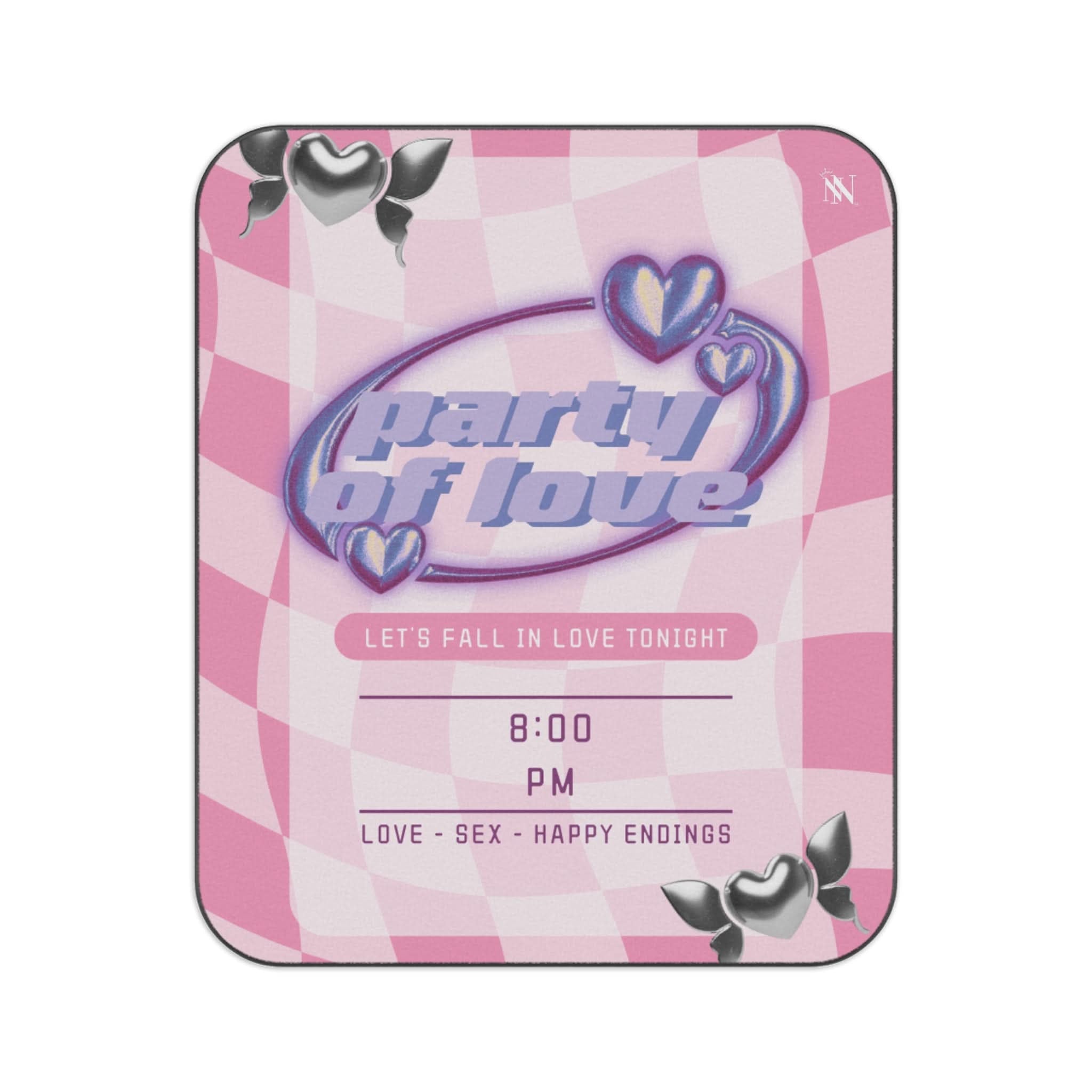 Party of Love | Mix Match Fun-Flirty Lovers’ Water-Resistant Blankets