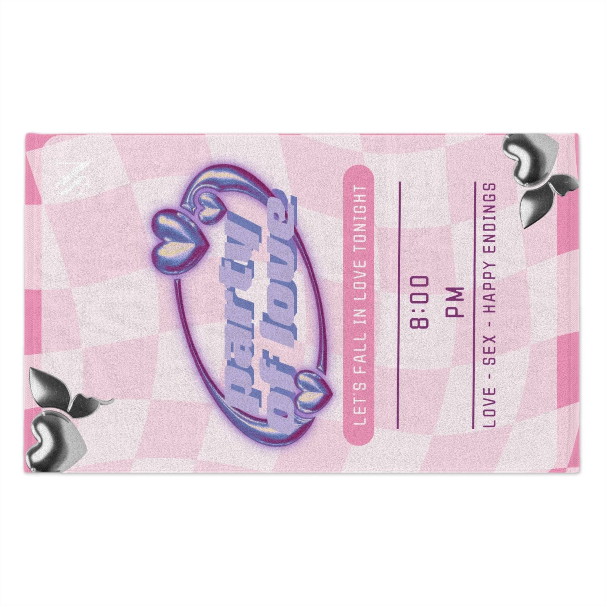 Party of Love | Mix & Match Soft Fun-Flirty Lovers’ Towels