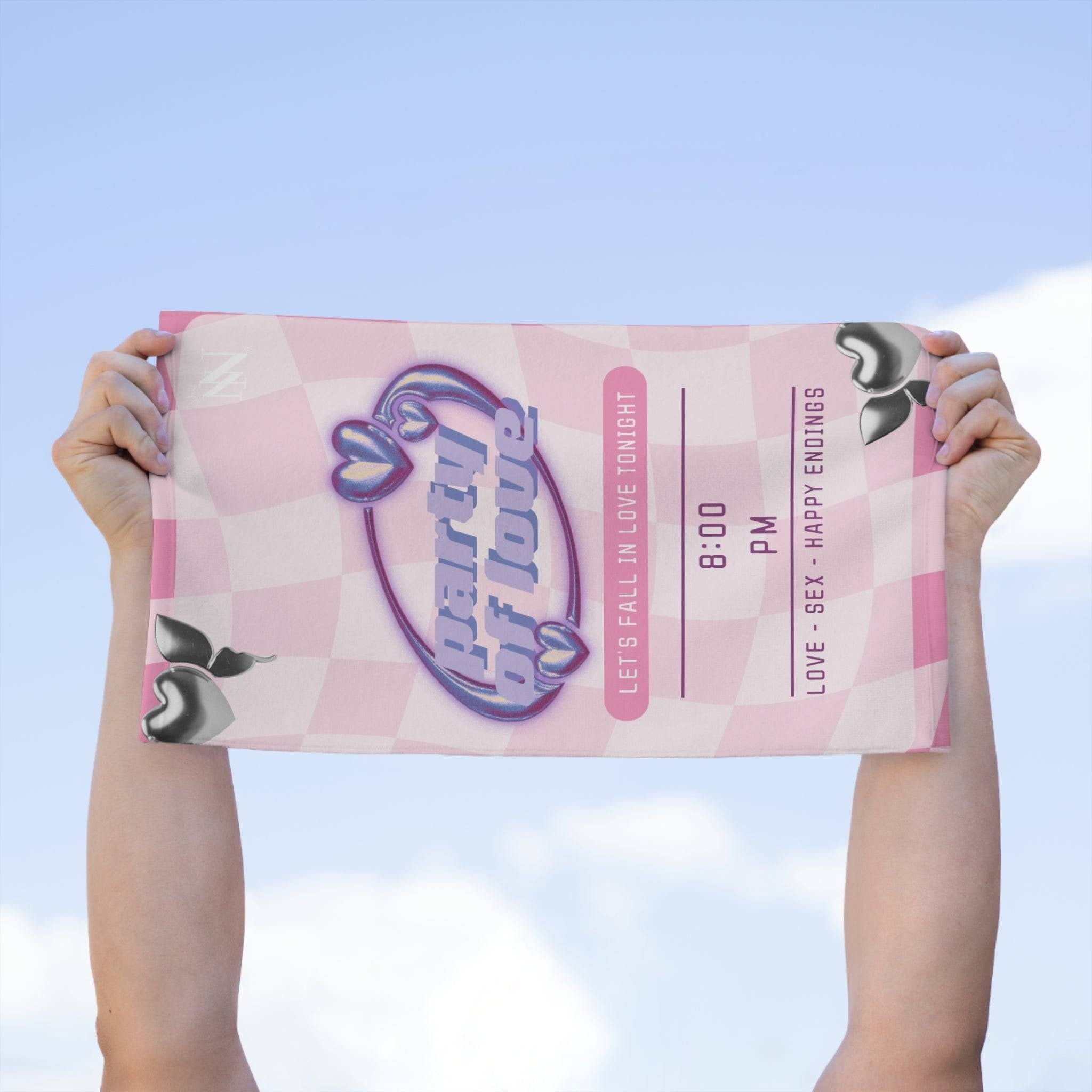 Party of Love | Mix & Match Soft Fun-Flirty Lovers’ Towels