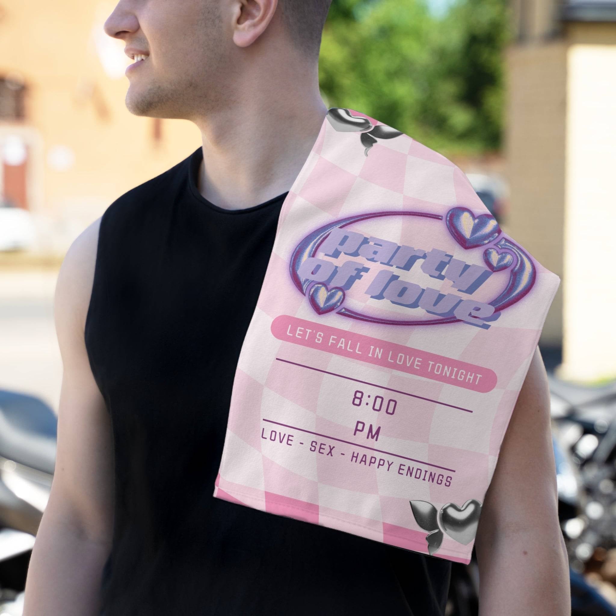 Party of Love | Mix & Match Soft Fun-Flirty Lovers’ Towels