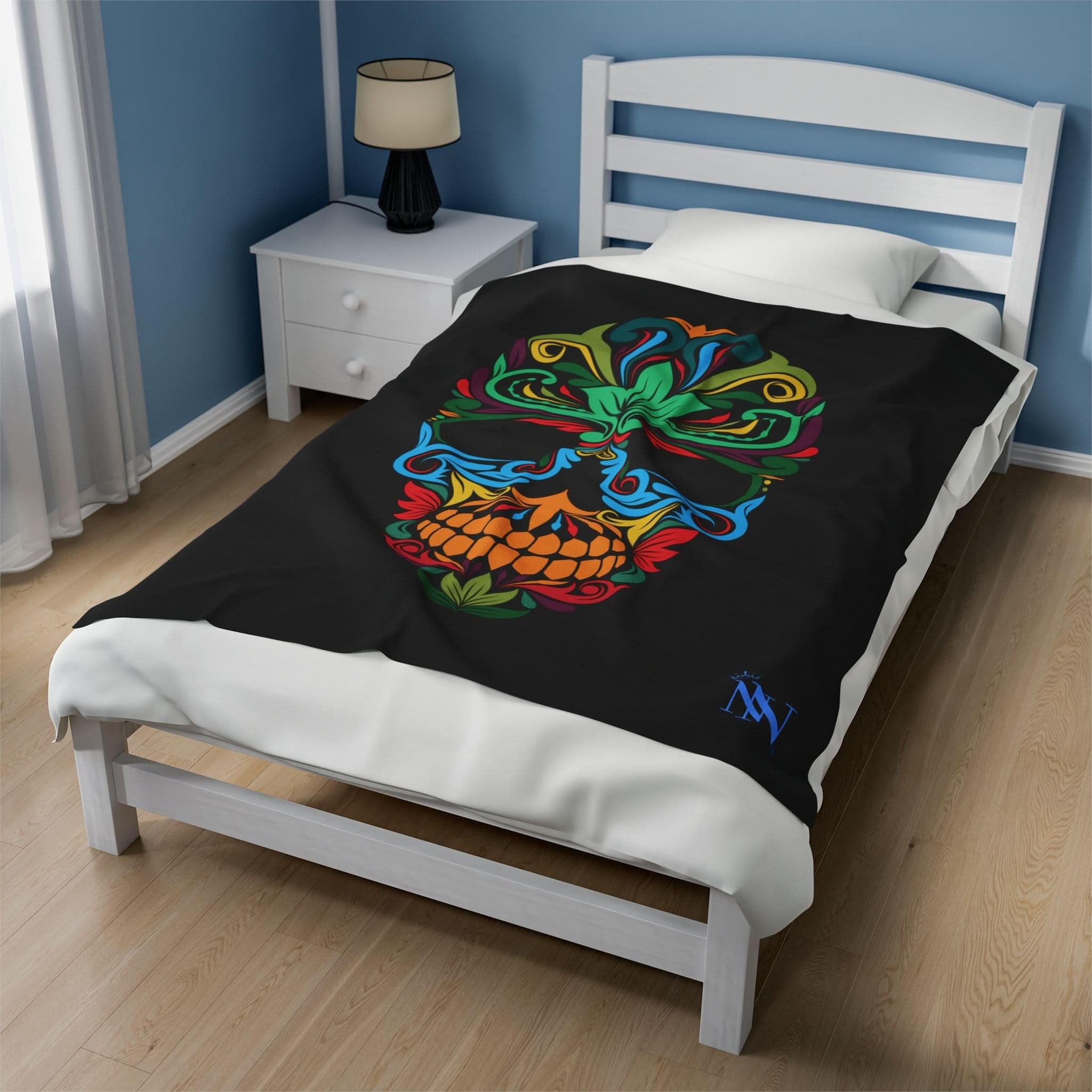 Party Skull | Mix & Match Fun-Flirty Lovers’ Blankets