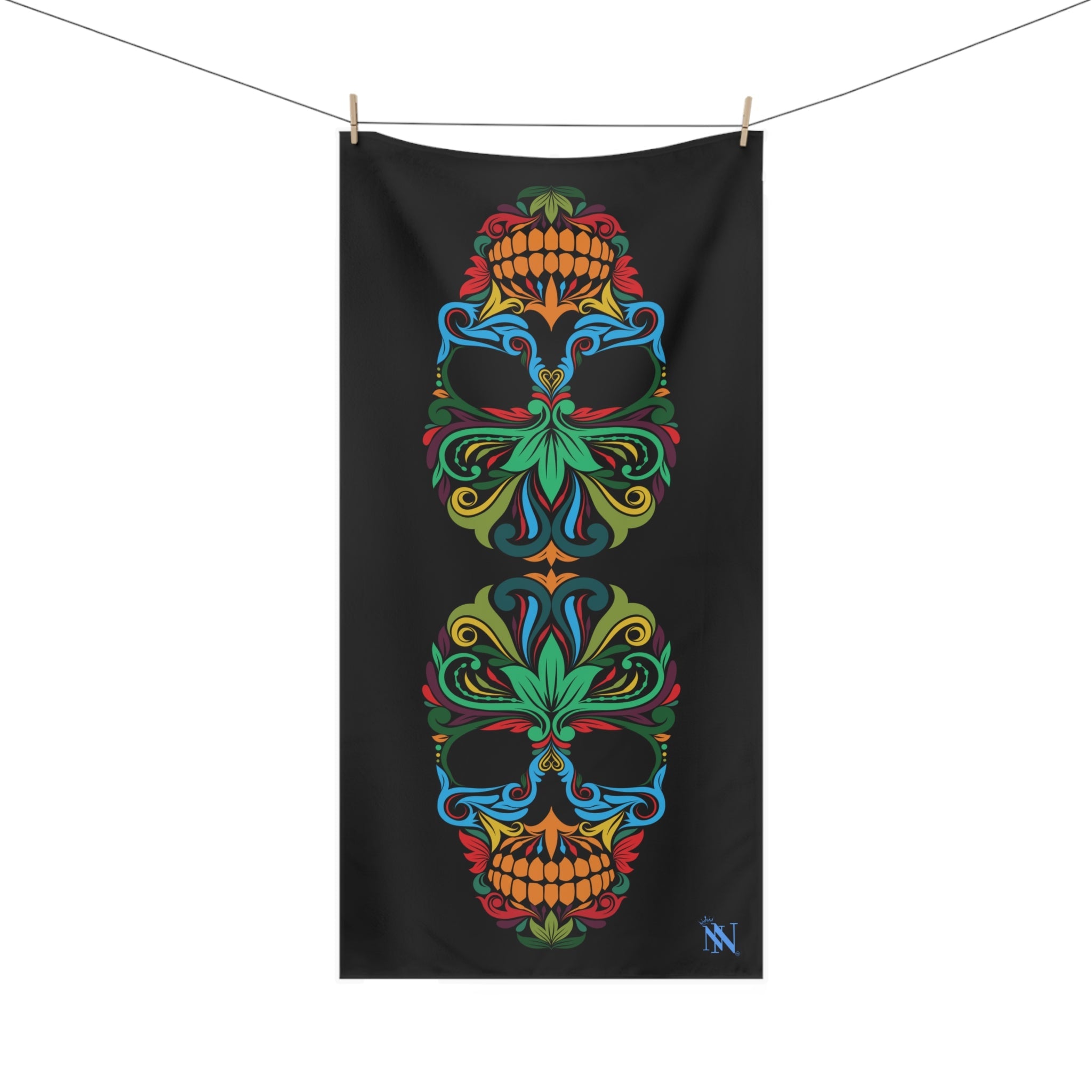 Party Skull XL Cum Towel