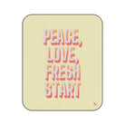 Peace Love Fresh Start | Mix Match Fun-Flirty Lovers’ Water-Resistant Blankets