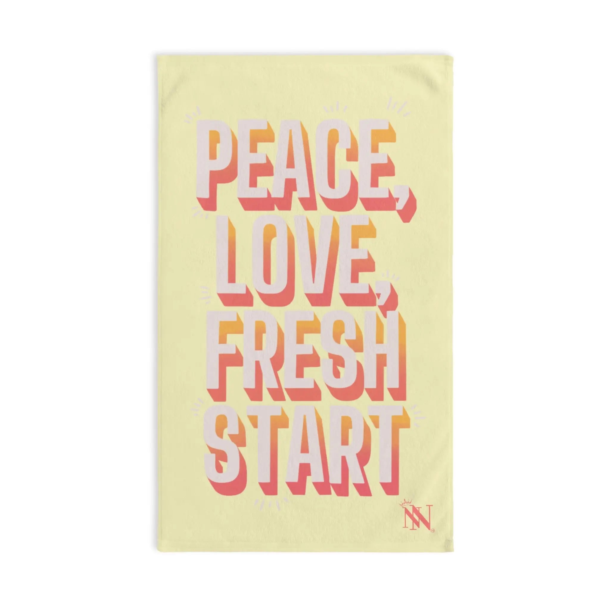 Peace Love Fresh Start | Mix & Match Original Fun-Flirty Lovers’ Towels