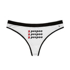 Pee Poo Alert Mix Match Women’s Thong Sex Panties | Playful Gifts