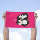 Penguin Love Pink | Mix & Match Soft Fun-Flirty Lovers’ Towels