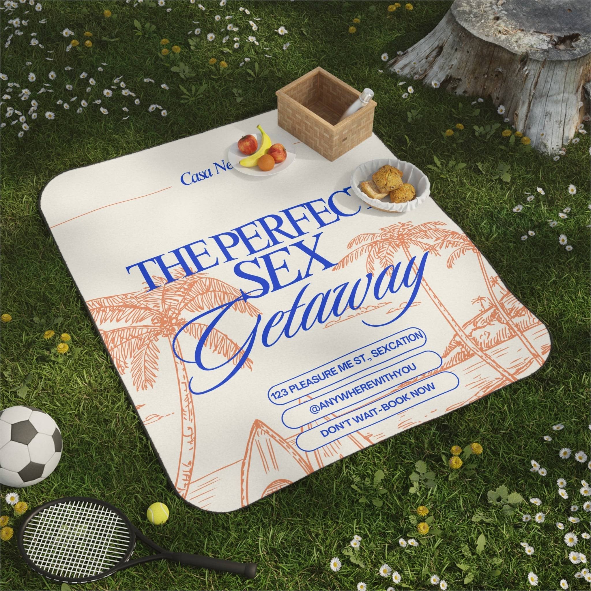 Perfect Sex Getaway | Mix Match Fun-Flirty Lovers’ Water-Resistant Blankets