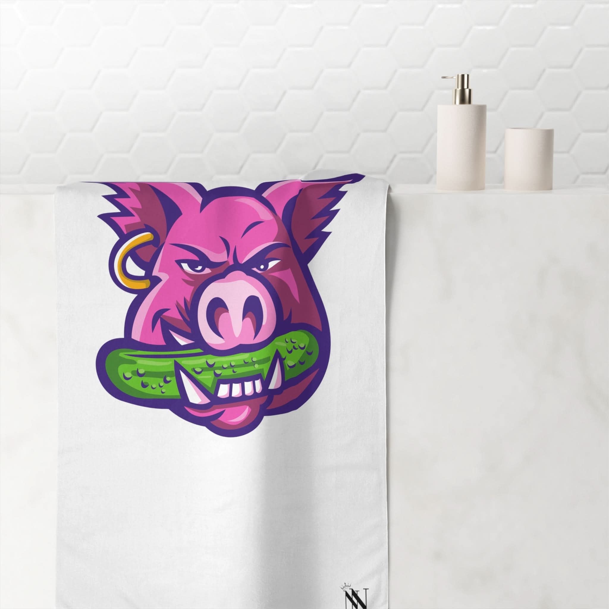 Pickle Biter | Mix & Match Naughty XL Fun-Flirty Lovers’ Towels