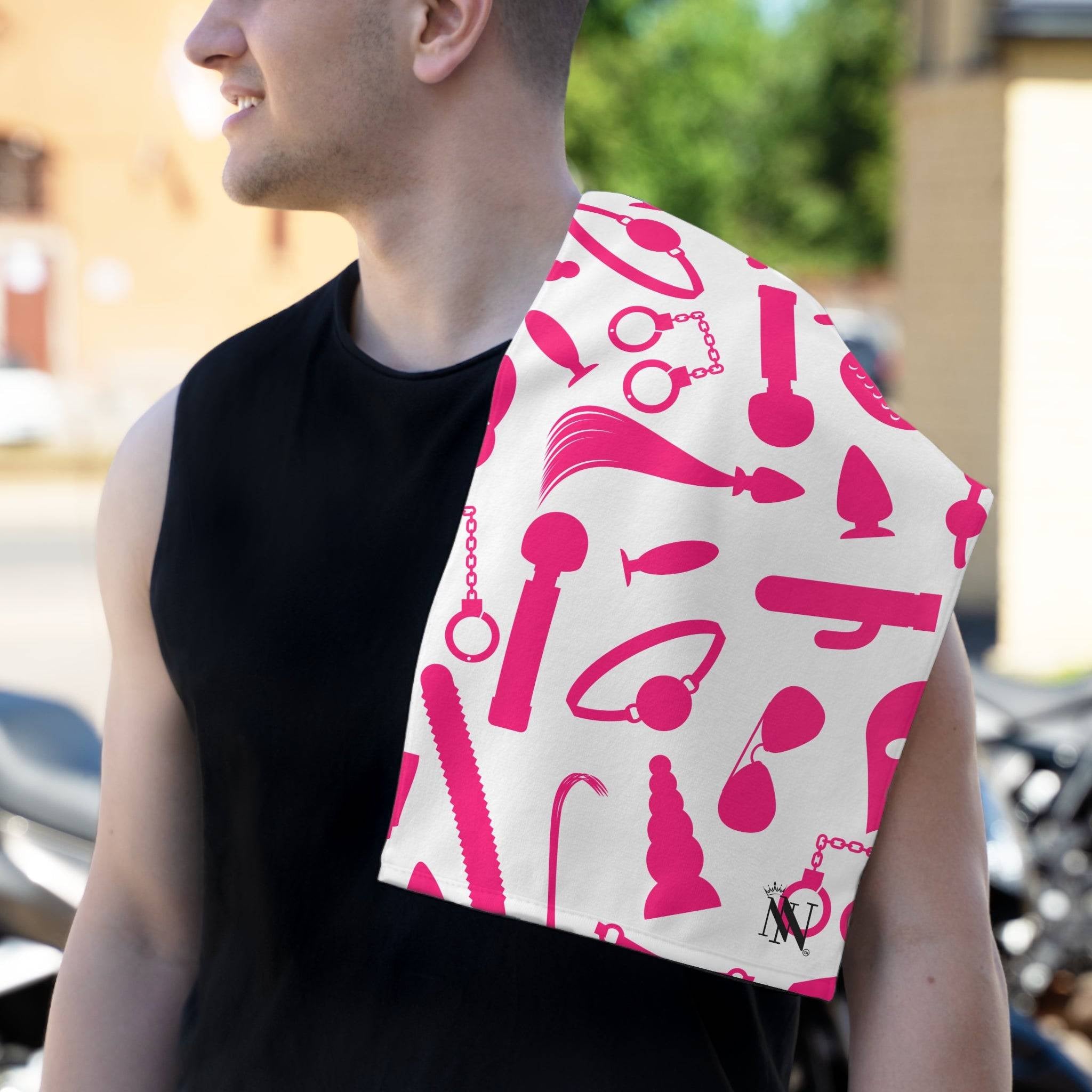 Pink Bondage BDSM | Mix & Match Soft Fun-Flirty Lovers’ Towels