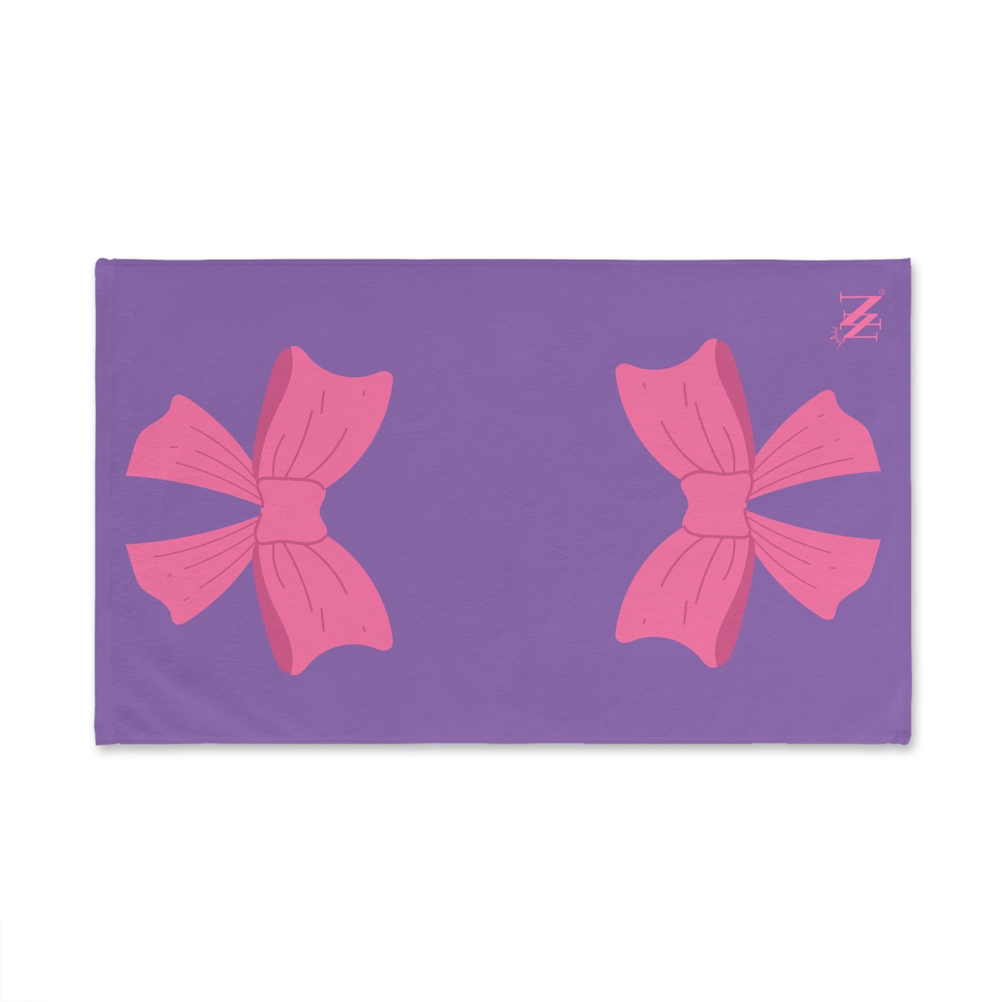 Pink Bow Shareable Lavendar | Mix & Match Original Fun-Flirty Lovers’ Towels