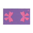 Pink Bow Shareable Lavendar | Mix & Match Original Fun-Flirty Lovers’ Towels