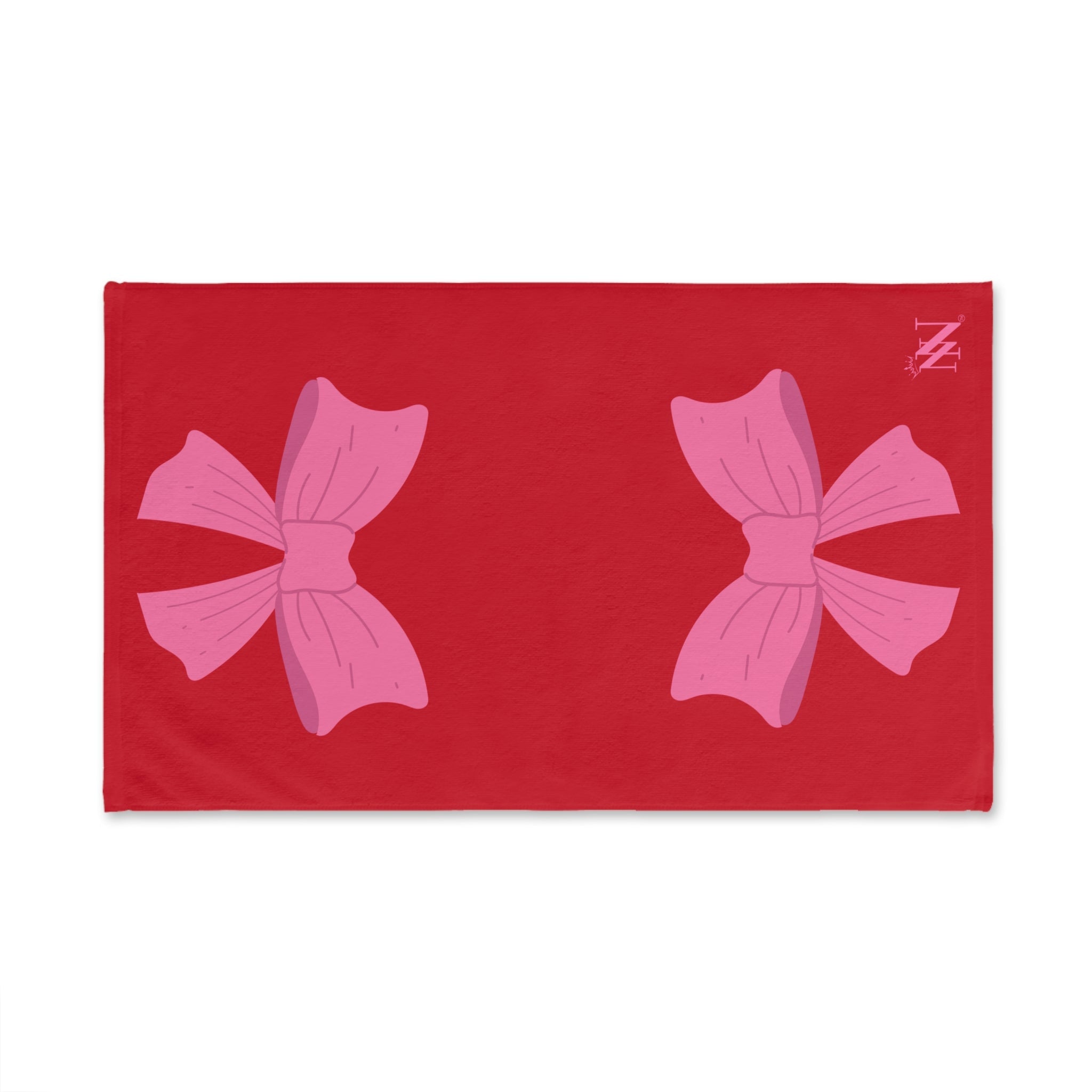 Pink Bow Shareable Red | Mix & Match Original Fun-Flirty Lovers’ Towels