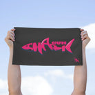 Pink Cum Shark Dark Grey | Mix & Match Soft Fun-Flirty Lovers’ Towels