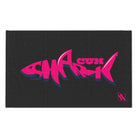 Pink Cum Shark Dark Grey | Mix & Match Soft Fun-Flirty Lovers’ Towels