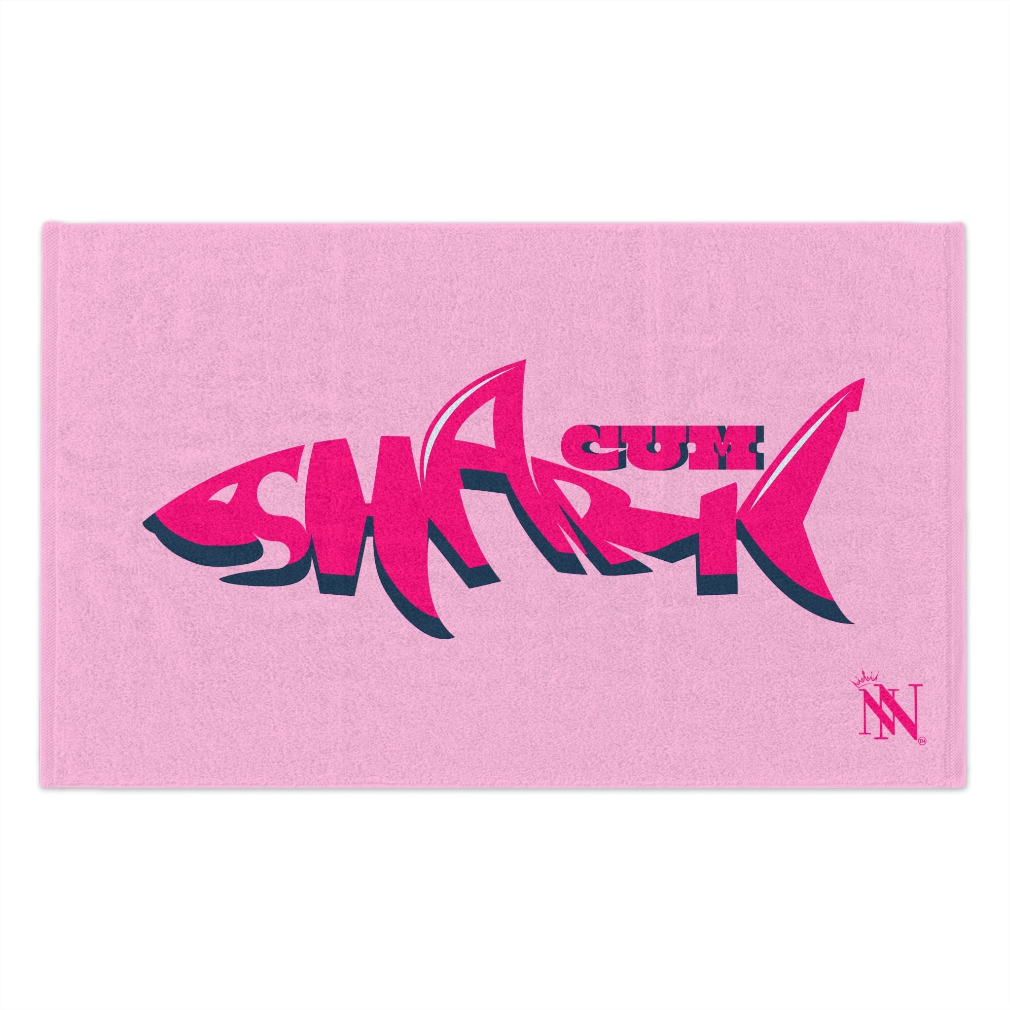 Pink Cum Shark Light Pink | Mix & Match Soft Fun-Flirty Lovers’ Towels