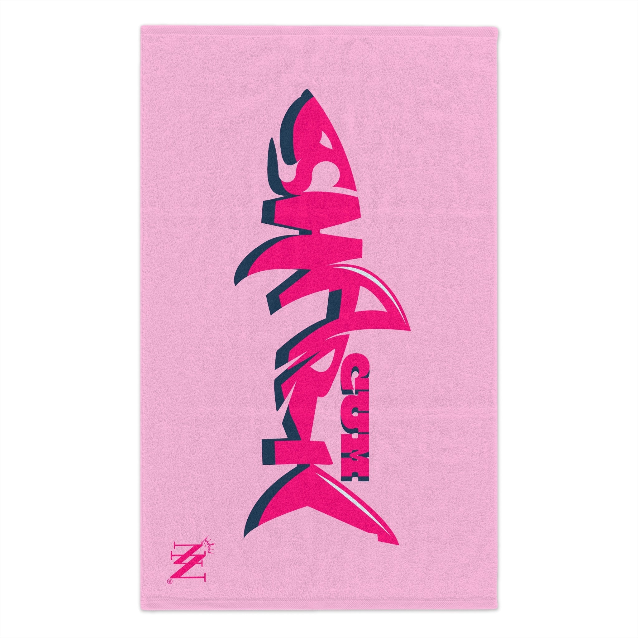 Pink Cum Shark Light Pink | Mix & Match Soft Fun-Flirty Lovers’ Towels