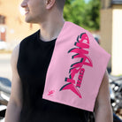 Pink Cum Shark Light Pink | Mix & Match Soft Fun-Flirty Lovers’ Towels