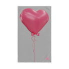 Pink Heart Balloon Bow 3D Print Light Grey | Mix & Match Original Fun-Flirty Lovers’ Towels