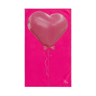 Pink Heart Balloon Bow 3D Print Signature Pink | Mix & Match Original Fun-Flirty Lovers’ Towels